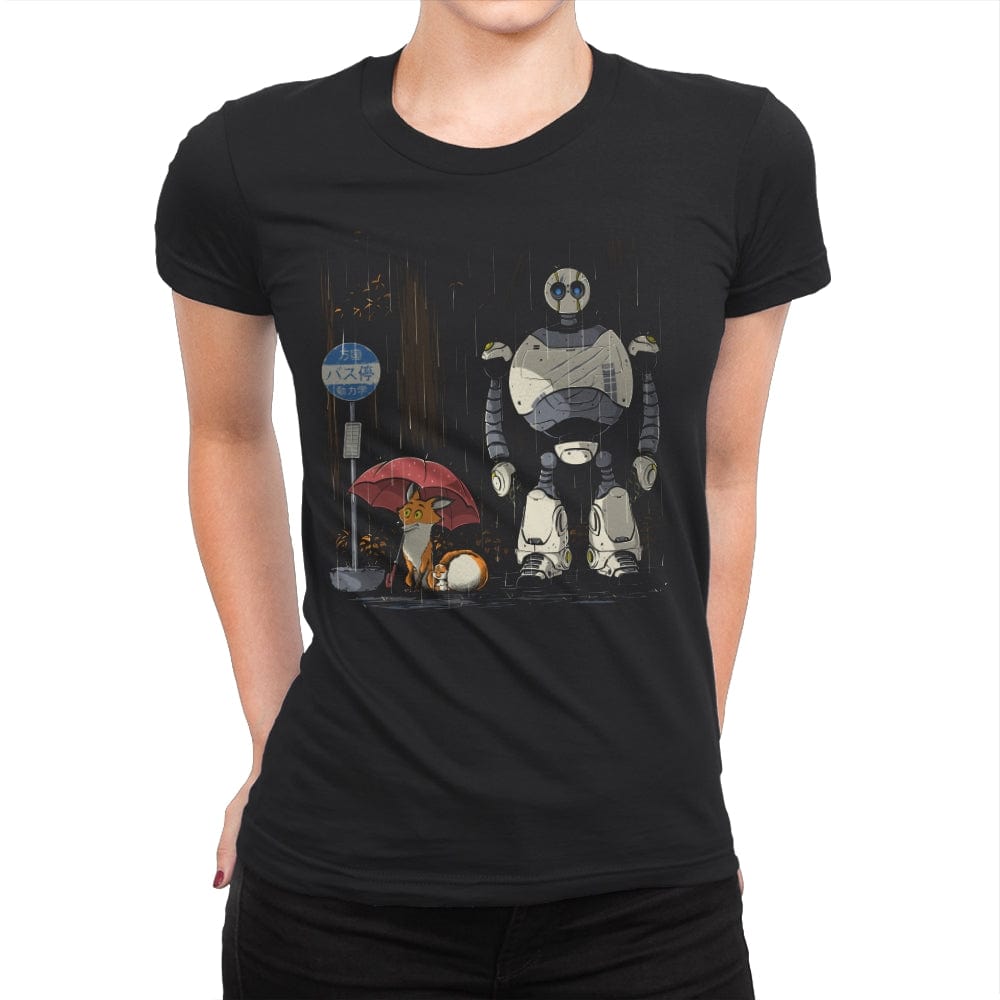 My Neighbor Robot - Womens Premium T-Shirts RIPT Apparel Small / Black