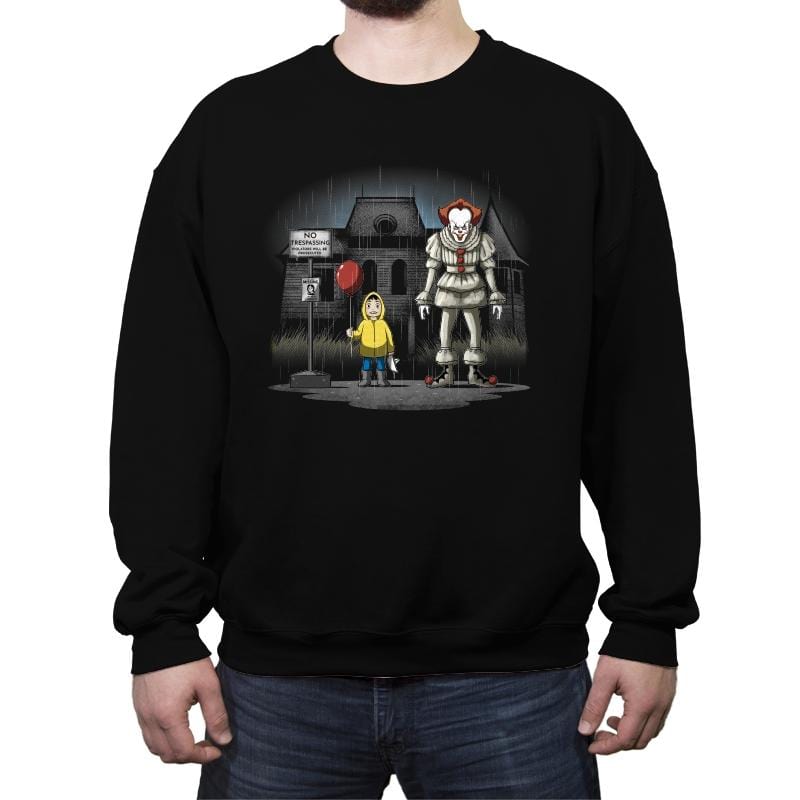 My Neighbor The Clown - Crew Neck Sweatshirt Crew Neck Sweatshirt RIPT Apparel Small / Black