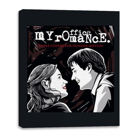 My Office Romance - Canvas Wraps Canvas Wraps RIPT Apparel 16x20 / Black