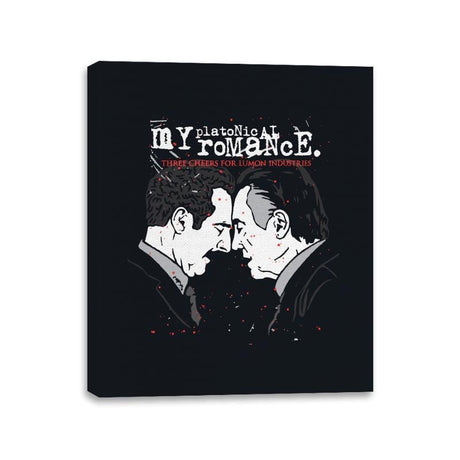 My Platonical Romance - Canvas Wraps Canvas Wraps RIPT Apparel 11x14 / Black