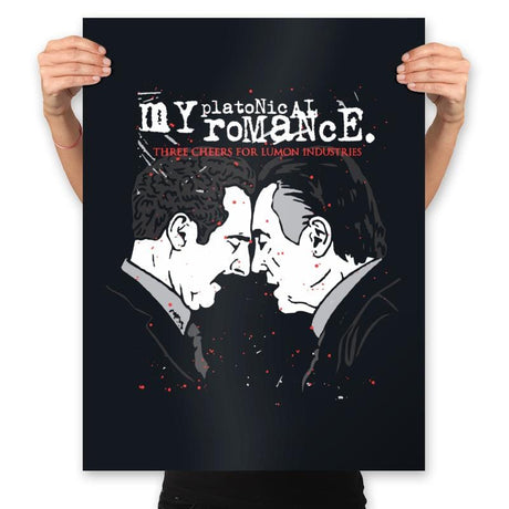 My Platonical Romance - Prints Posters RIPT Apparel 18x24 / Black