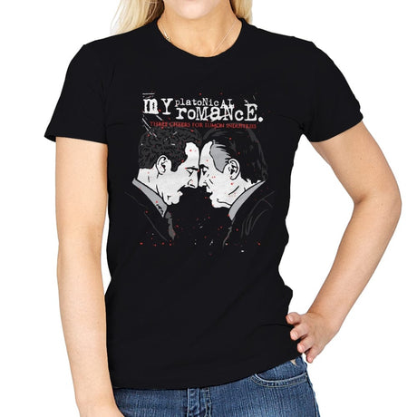 My Platonical Romance - Womens T-Shirts RIPT Apparel Small / Black