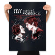 My Rebel Romance - Prints Posters RIPT Apparel 18x24 / Black