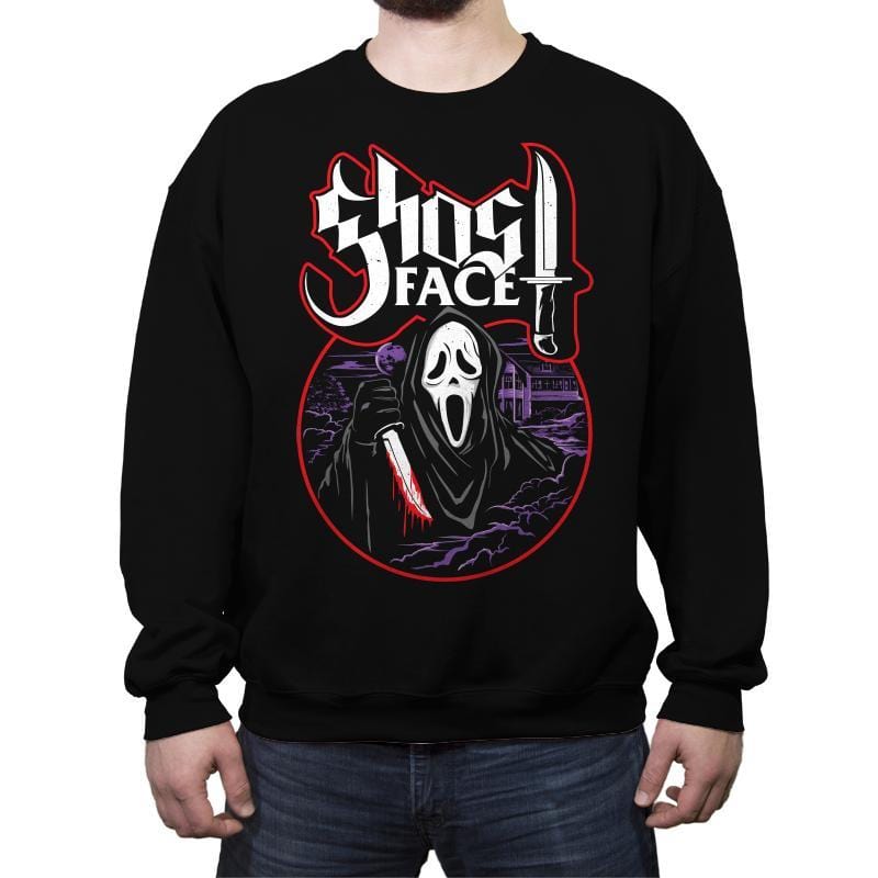 My Scary Mask - Crew Neck Sweatshirt Crew Neck Sweatshirt RIPT Apparel