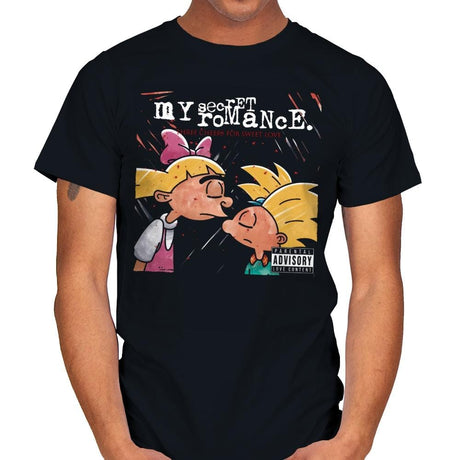 My Secret Romance - Mens T-Shirts RIPT Apparel Small / Black