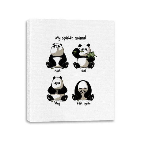 My Spirit Animal - Canvas Wraps Canvas Wraps RIPT Apparel 11x14 / White