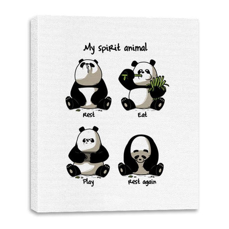 My Spirit Animal - Canvas Wraps Canvas Wraps RIPT Apparel 16x20 / White