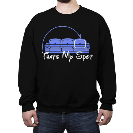 My Spot - Crew Neck Sweatshirt Crew Neck Sweatshirt RIPT Apparel Small / Black