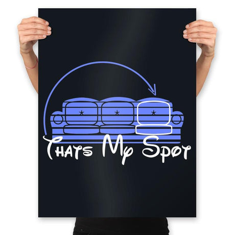 My Spot - Prints Posters RIPT Apparel 18x24 / Black