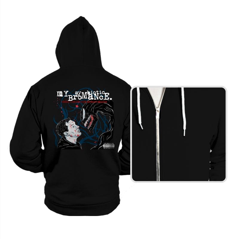 My Symbiotic Bromance - Hoodies Hoodies RIPT Apparel Small / Black