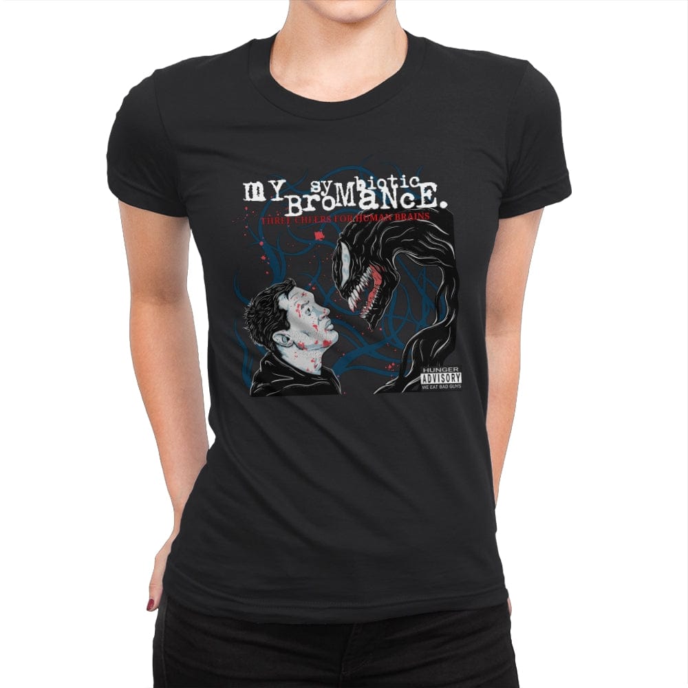 My Symbiotic Bromance - Womens Premium T-Shirts RIPT Apparel Small / Black