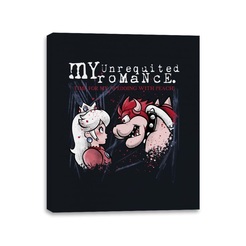 My Unrequited Romance - Canvas Wraps Canvas Wraps RIPT Apparel 11x14 / Black