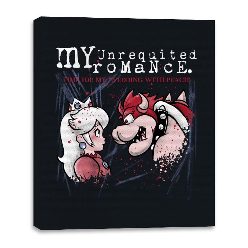 My Unrequited Romance - Canvas Wraps Canvas Wraps RIPT Apparel 16x20 / Black