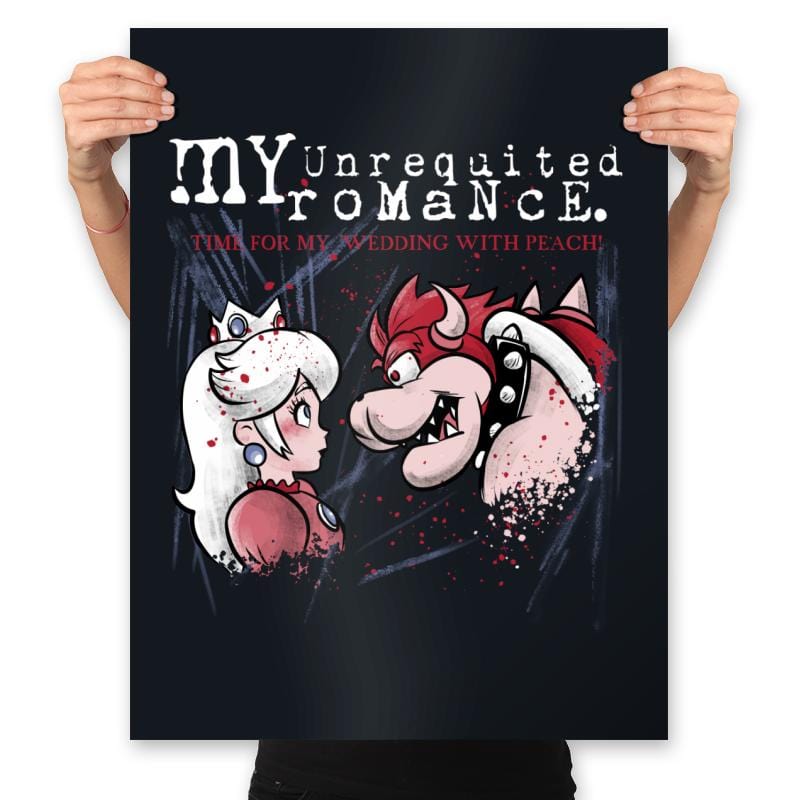 My Unrequited Romance - Prints Posters RIPT Apparel 18x24 / Black