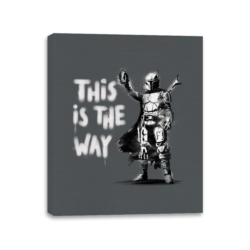 My Way - Canvas Wraps Canvas Wraps RIPT Apparel 11x14 / Charcoal