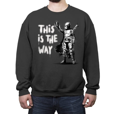 My Way - Crew Neck Sweatshirt Crew Neck Sweatshirt RIPT Apparel Small / Charcoal