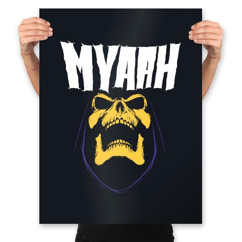 Myaah - Prints Posters RIPT Apparel 18x24 / Black