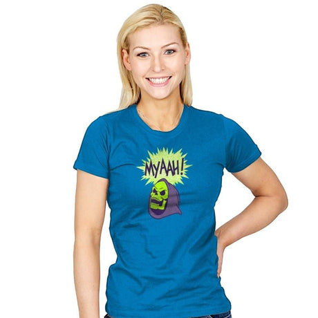 Myaah! Reprint - Womens T-Shirts RIPT Apparel Small / Turquoise