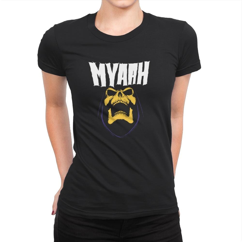 Myaah - Womens Premium T-Shirts RIPT Apparel Small / Black