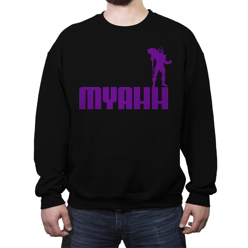 MYAHH! - Crew Neck Sweatshirt Crew Neck Sweatshirt RIPT Apparel Small / Black