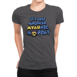 Myahnic Monday - Womens Premium T-Shirts RIPT Apparel Small / Heavy Metal