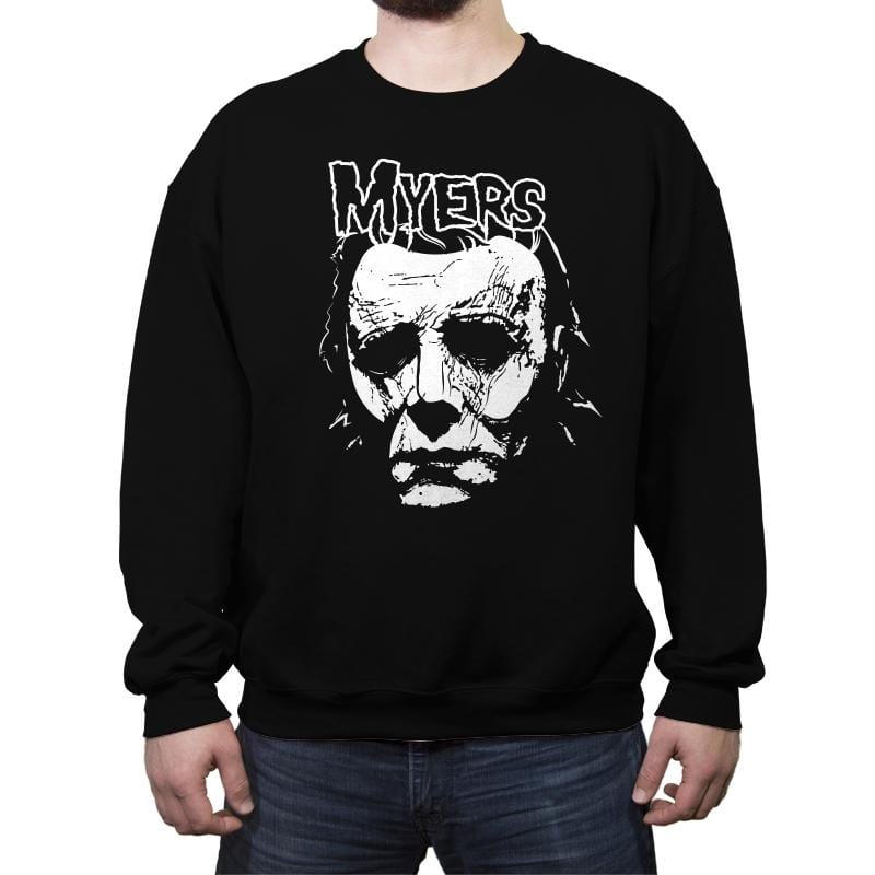 Myers - Crew Neck Sweatshirt Crew Neck Sweatshirt RIPT Apparel Small / Black