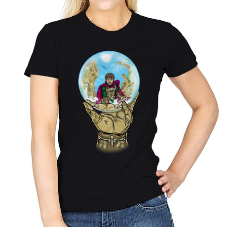 Mysterio Escher - Womens T-Shirts RIPT Apparel Small / Black