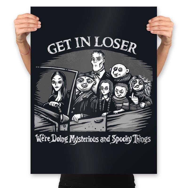 Mysterious and Spooky Things - Prints Posters RIPT Apparel 18x24 / Black