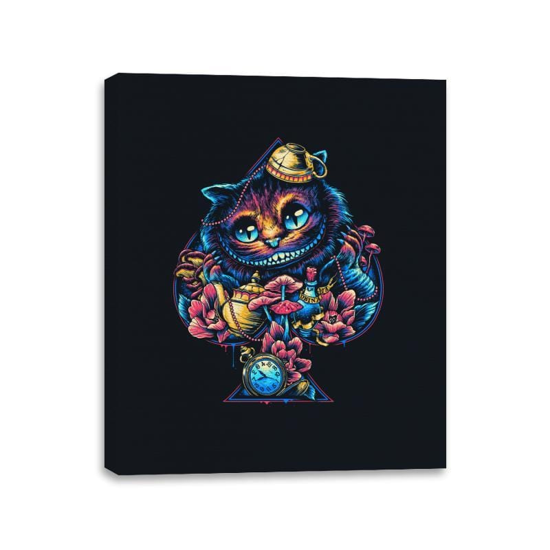 Mysterious Spade - Canvas Wraps Canvas Wraps RIPT Apparel 11x14 / Black