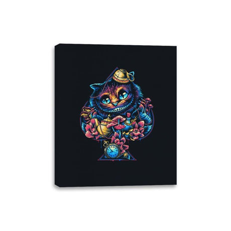 Mysterious Spade - Canvas Wraps Canvas Wraps RIPT Apparel 8x10 / Black