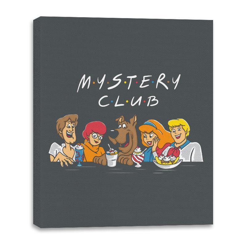 Mystery Club - Canvas Wraps Canvas Wraps RIPT Apparel 16x20 / Charcoal