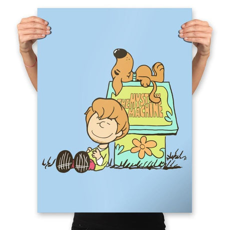 Mystery Nuts - Prints Posters RIPT Apparel 18x24 / Light Blue