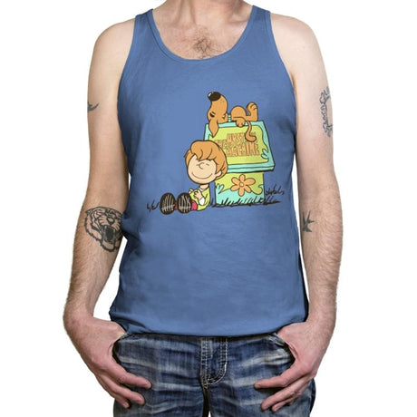 Mystery Nuts - Tanktop Tanktop RIPT Apparel X-Small / Blue Triblend