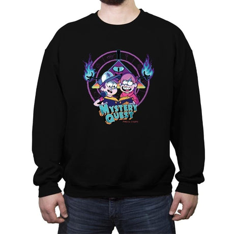 Mystery Quest - Crew Neck Sweatshirt Crew Neck Sweatshirt RIPT Apparel