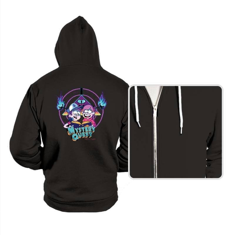 Mystery Quest - Hoodies Hoodies RIPT Apparel Small / Black