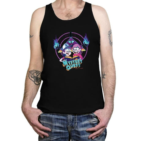 Mystery Quest - Tanktop Tanktop RIPT Apparel X-Small / Black