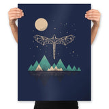 Mystic Dragon - Prints Posters RIPT Apparel 18x24 / Navy