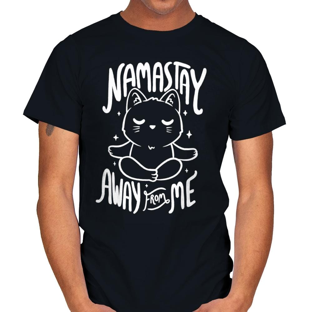 Namastay Away From Me - Mens T-Shirts RIPT Apparel Small / Black