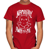 Namastay Away From Me - Mens T-Shirts RIPT Apparel Small / Red