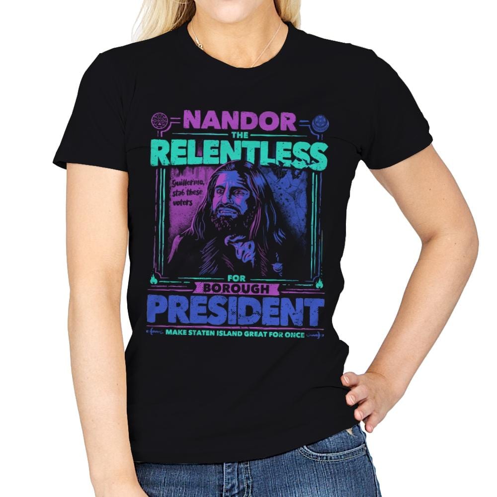 Nandor for Beep - Womens T-Shirts RIPT Apparel Small / Black