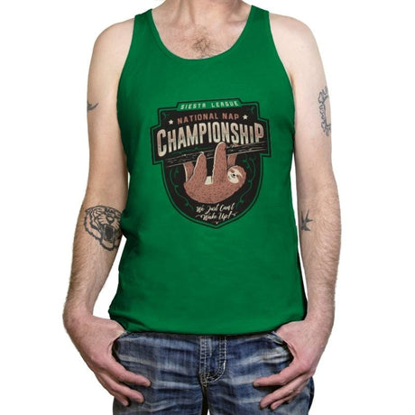 National Nap Championship - Tanktop Tanktop RIPT Apparel X-Small / Kelly