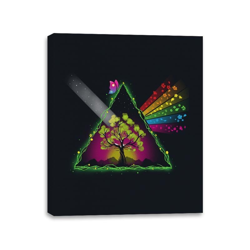 Nature's Prism - Canvas Wraps Canvas Wraps RIPT Apparel 11x14 / Black