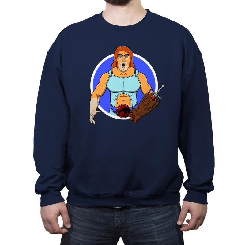 NatureCat WOOOOO! - Crew Neck Sweatshirt Crew Neck Sweatshirt RIPT Apparel