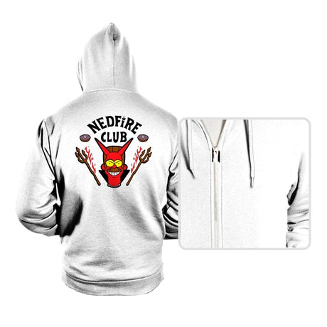 Nedfire Club - Hoodies Hoodies RIPT Apparel Small / White