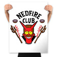 Nedfire Club - Prints Posters RIPT Apparel 18x24 / White