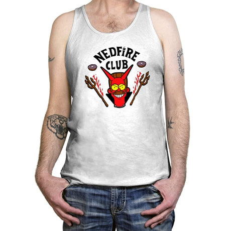 Nedfire Club - Tanktop Tanktop RIPT Apparel X-Small / White