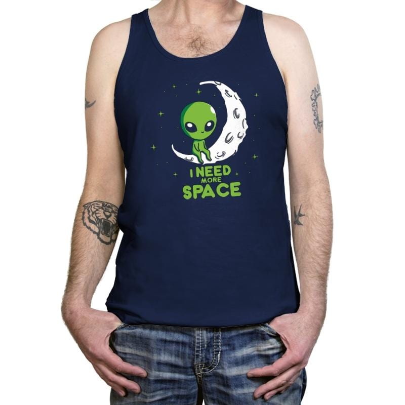 Need More Space - Tanktop Tanktop RIPT Apparel X-Small / Navy