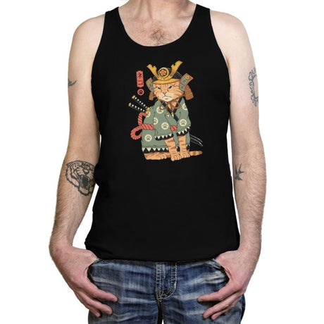 Neko Samurai - Tanktop Tanktop RIPT Apparel X-Small / Black