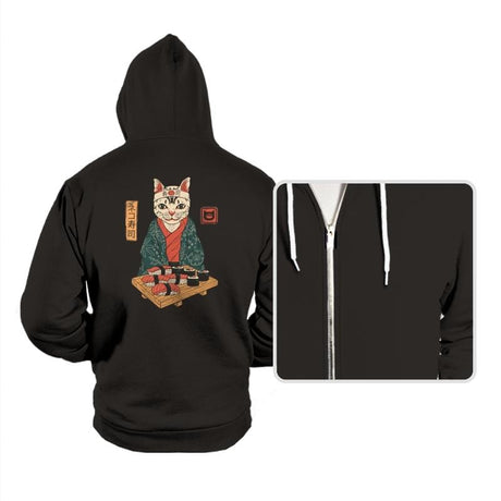 Neko Sushi Bar - Hoodies Hoodies RIPT Apparel Small / Black