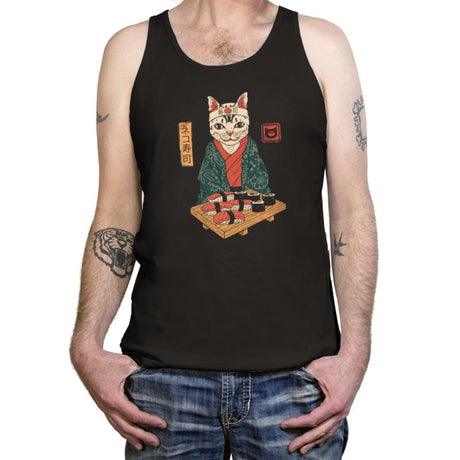 Neko Sushi Bar - Tanktop Tanktop RIPT Apparel